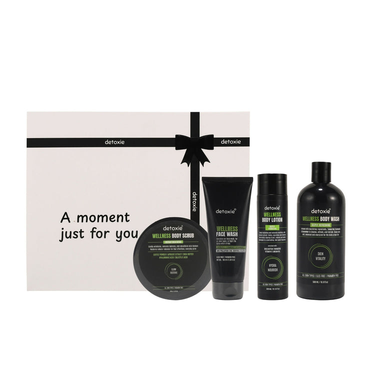 Detoxie Wellness Unisex Hydrating & Glow-Enhancing Bath & Body Essentials
