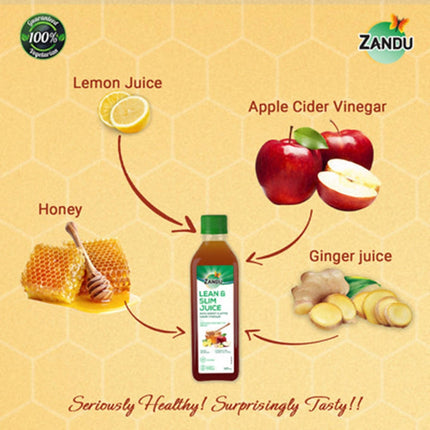 Zandu Lean & Slim Juice with Honey & Apple Cider Vinegar