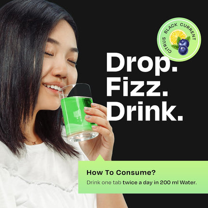 Auric Liver Detox Effervescent Tablet Drop Fizz & Drink