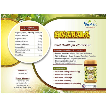 Dhootapapeshwar Swamala Chywanprash