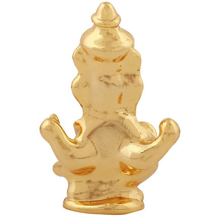 Estele Gold-Polished Spiritual Lord Ganesha Idol for Gifts & HouseWarming/Home/Office Decors