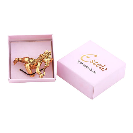 Estele Gold-Polished Spiritual Lord Bal Ganesha Idol for Gifts & HouseWarming/Home/Office Decors