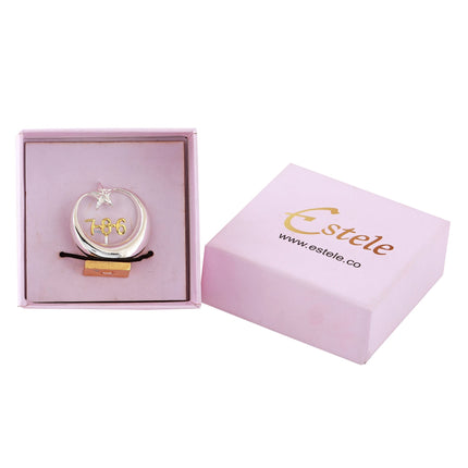 Estele Gold-Polished Spiritual 786 Chand Taara Idol for Home Decorative/ Car Dashboard