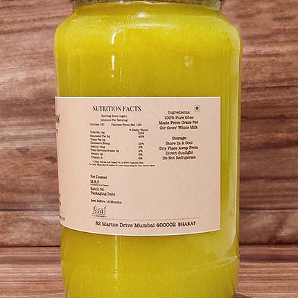 Satjeevan A2 Gir Cow Bilona Ghee | Pure A2 Gir Cow Bilona Ghee | 100% Gir Cow Ghee | Traditional Cow Ghee