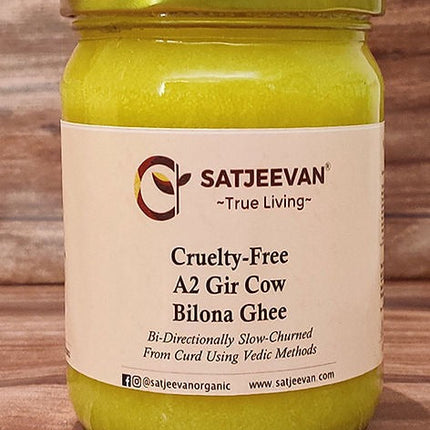 Satjeevan A2 Gir Cow Bilona Ghee | Pure A2 Gir Cow Bilona Ghee | 100% Gir Cow Ghee | Traditional Cow Ghee