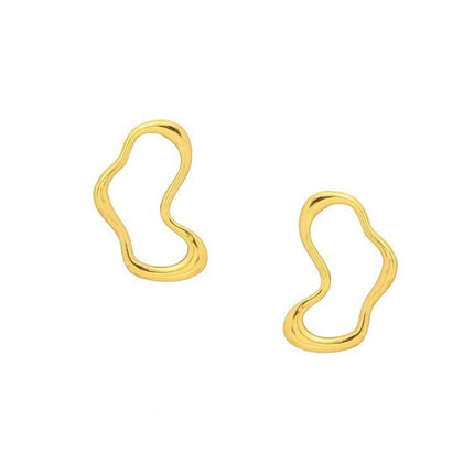 Golden Drop Earrings - Ruby Raang