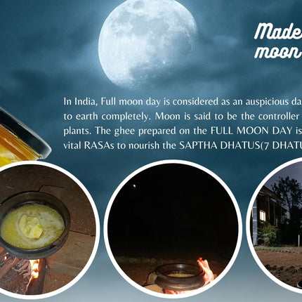 Gorochana 100% Source Traceable Desi Malnad Gidda A2 Full Moon Day Bilona Cow Ghee | Pure Ghee | Organic Ghee - Limited Time Offer