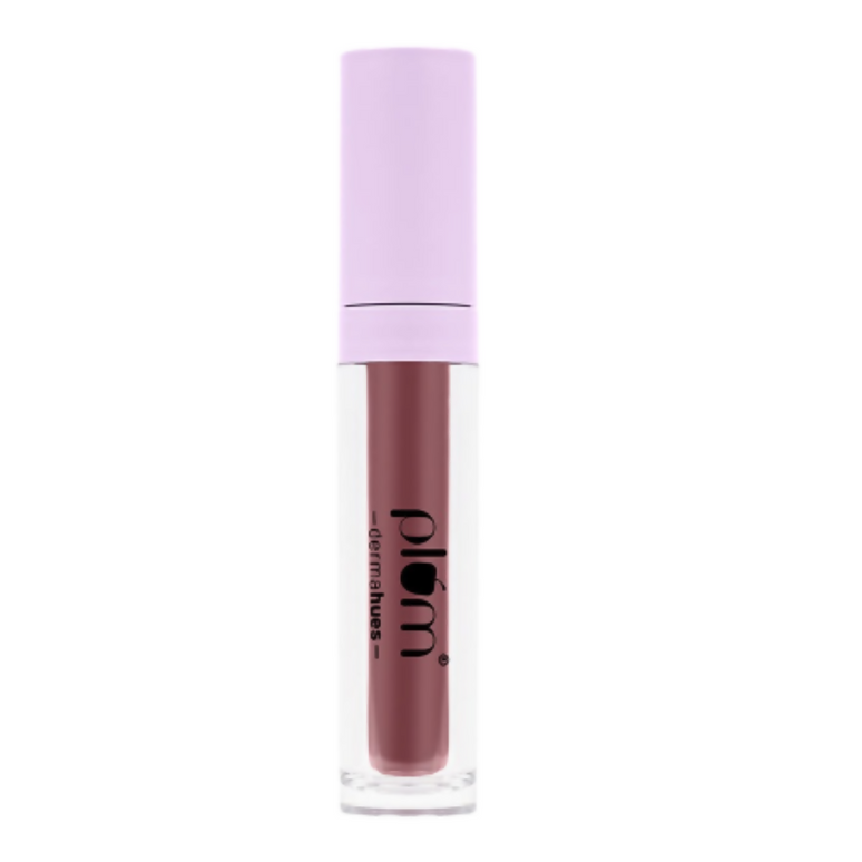 Plum Glassy Glaze Lip Lacquer 3-in-1 Lipstick + Lip Balm + Gloss 04 Blushing Babe