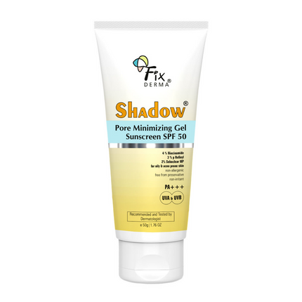 Fixderma Shadow Pore Minimizing Gel Sunscreen SPF 50 PA+++ UVA/UVB
