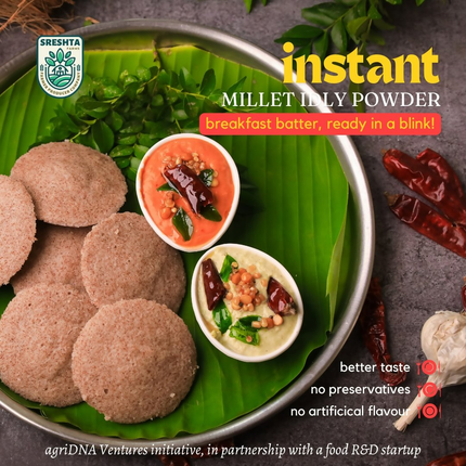 Sreshta Farms Instant Multi Millet Idly Powder