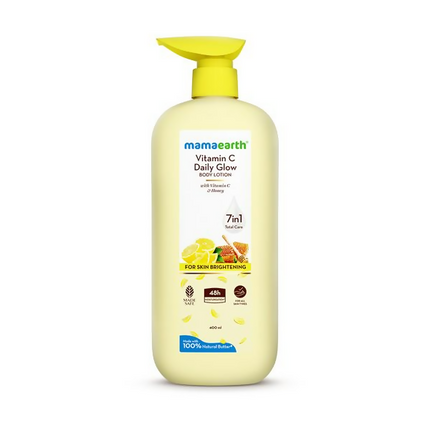 Mamaearth Vitamin C Daily Glow Body Lotion For Skin Brightening