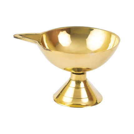 Spillbox Gold-Toned Brass Big Diya Pooja Essential