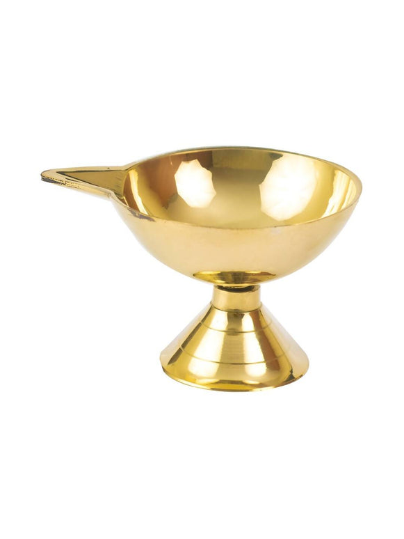 Spillbox Gold-Toned Brass Big Diya Pooja Essential