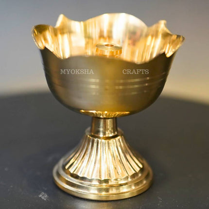 Brass Gulab Diya