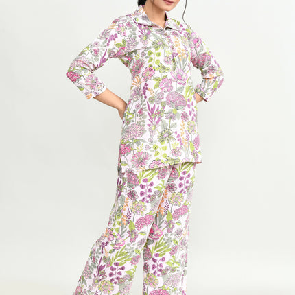 Joban Fashion Beautiful White Cotton Cod Set