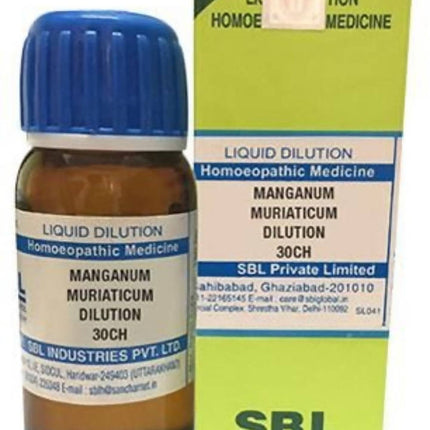SBL Homeopathy Manganum Muriaticum Dilution