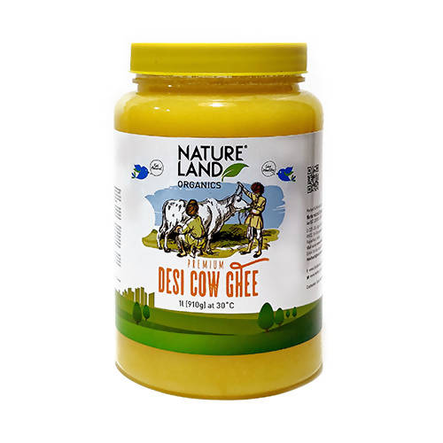 Nature Land Organics Premium Desi Cow Ghee | Organic Ghee From Desi Cow | Homemade Ghee
