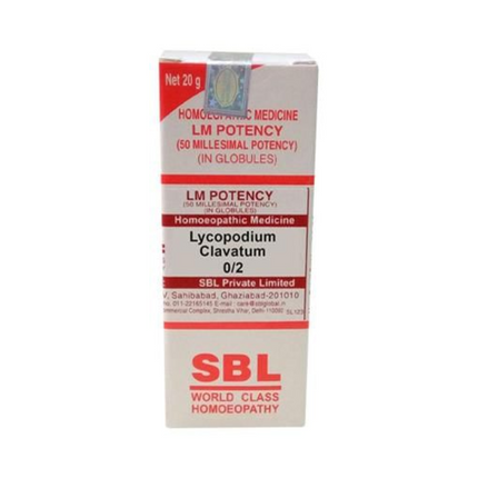 SBL Homeopathy Lycopodium Clavatum LM Potency