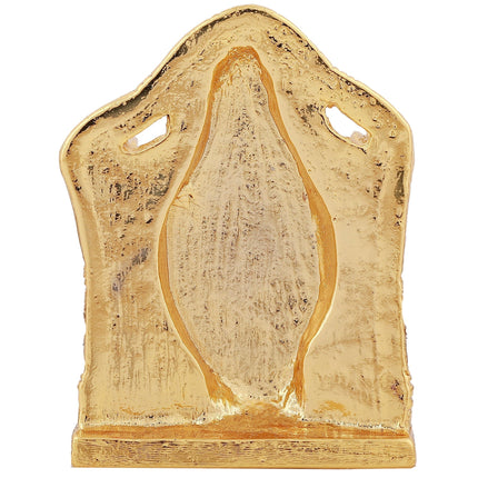 Estele Gold-Polished Lord Tirupati Balaji Idol Showpiece for Pooja Mandir/ Home Decorative