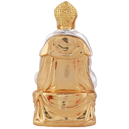 Estele Gold-Polished Lord Gautam Buddha Mediatating Idol statue for Home Décor/ working place
