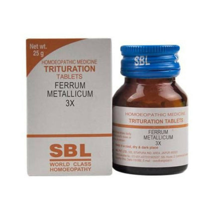 SBL Homeopathy Ferrum Metallicum Trituration Tablets