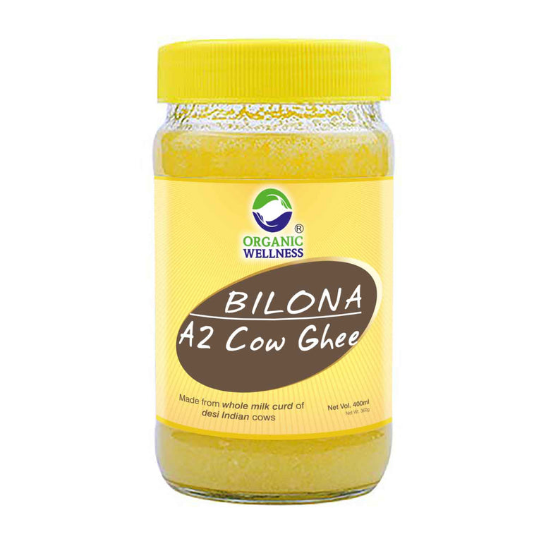 Organic Wellness A2 Bilona Cow Ghee | Vedic Bilona Method Ghee | 100% Pure, Natural & Healthy Ghee | Boost Your Energy With Premium & Traditional Ghee
