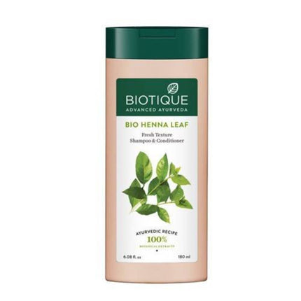 Biotique Bio Henna Leaf Fresh Texture Shampoo and Conditioner