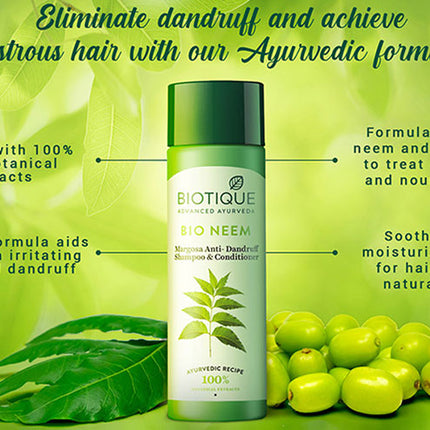 Biotique Bio/Fresh Neem Anti Dandruff Shampoo & Conditioner
