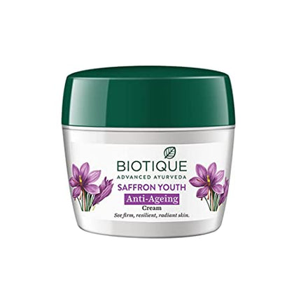 Biotique Advanced Ayurveda Bio Saffron Youth Anti-aging Cream