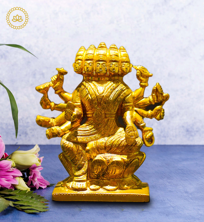 Brass Devi - Goddess of Power and Devotion
