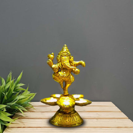 Brass Ganesha Deepa