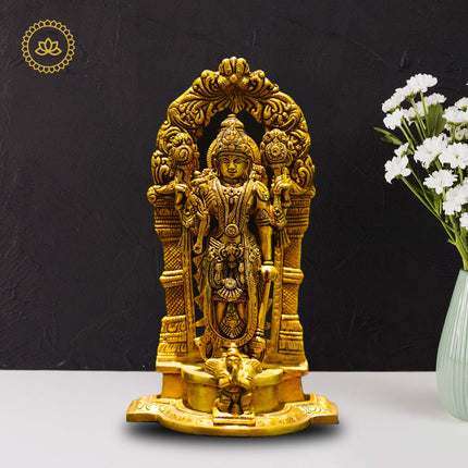 Brass Vishnu Statue - Sacred Presence for Spiritual Seekers