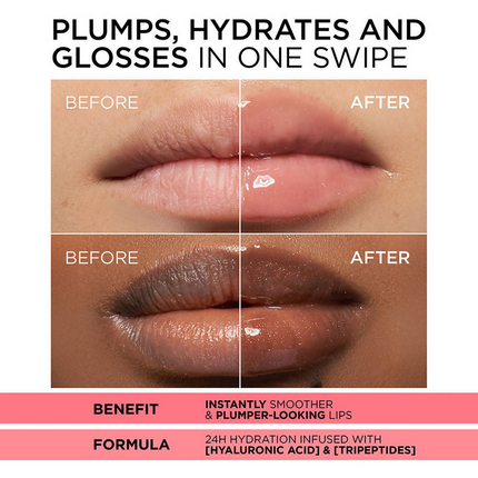 L'Oreal Paris Plump Ambition Hyaluron Lip Oil - 380 Rouge In Love