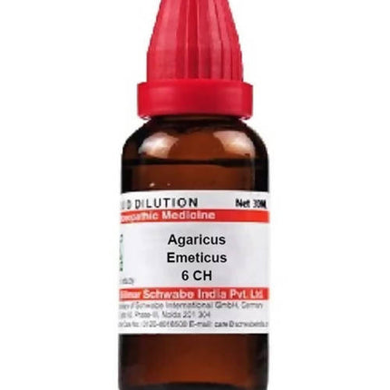 Dr. Willmar Schwabe India Agaricus Emeticus Dilution
