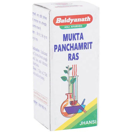 Baidyanath Jhansi Mukta Panchamrit Ras Tablets