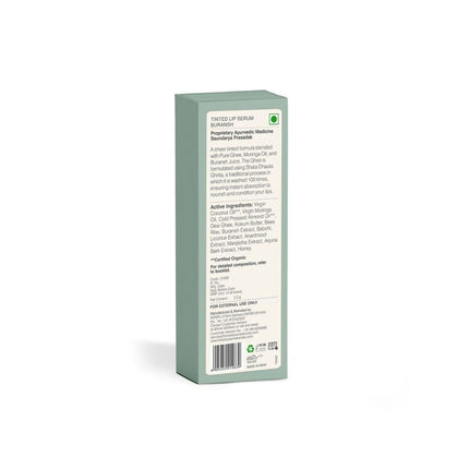 Forest Essentials Tinted Lip Serum Madhu Rasa Buransh