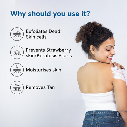 BeBodywise 10% Lactic AHA Exfoliating Body Scrub