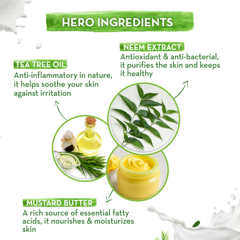 Mamaearth Neem Moisturizing Lotion Soap (Buy 3 Get 1 Free)