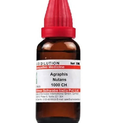 Dr. Willmar Schwabe India Agraphis Nutans Dilution