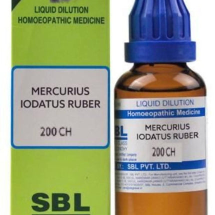 SBL Homeopathy Mercurius Iodatus Ruber Dilution