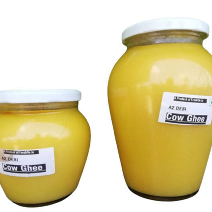 Freshon Pure Desi Malnad Cow Ghee Made From A2 Milk | Traditional Bilona Method | Pure & Natural Ghee