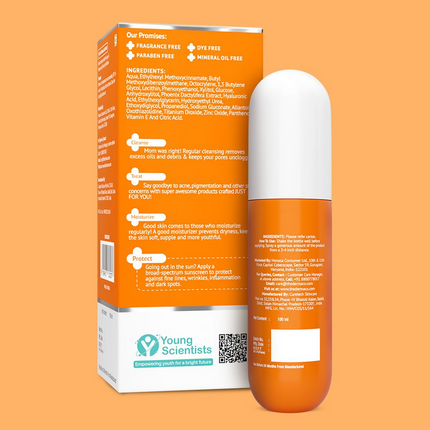 The Derma Co 1% Hyaluronic Quick-Absorbing Sunscreen Spray with Hyaluronic Acid & Vitamin E