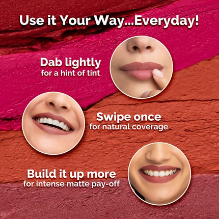 Mamaearth Moisture Matte Longstay Mini Lipstick - Candyfloss Pink