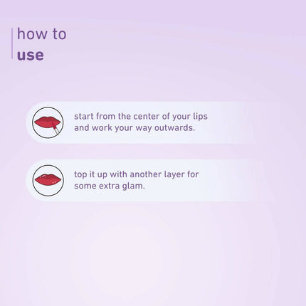 Plum Glassy Glaze Lip Lacquer 3-in-1 Lipstick + Lip Balm + Gloss02 Coral The Shots