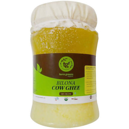 Terra Greens Organic Bilona Cow Ghee | Vedic Bilona Method | Churned From Curd | Pure, Healthy & Natural
