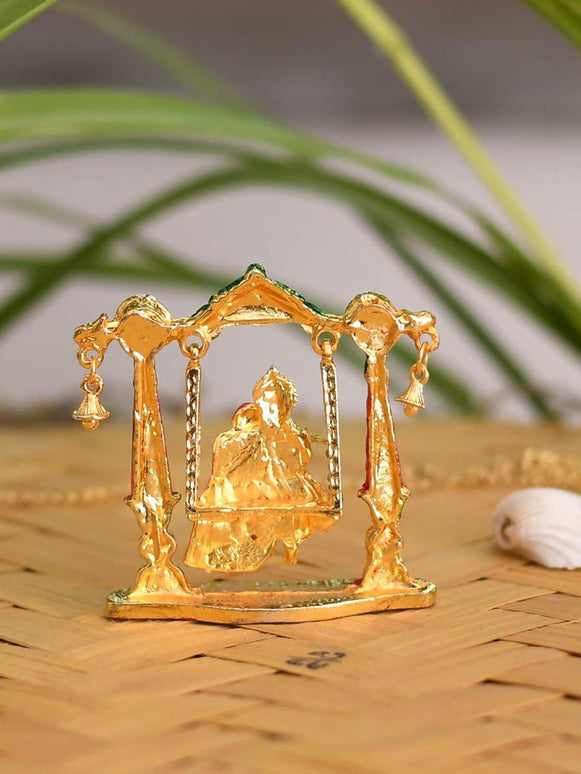 Collectible India Radha Krishna Idol on Jhula