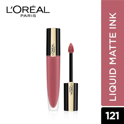 L'Oreal Paris Rouge Signature Matte Liquid Lipstick - 121 I Choose