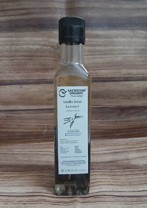 Satjeevan Organic Vanilla Bean Extract