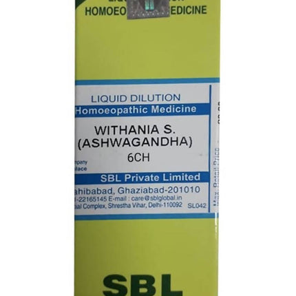 SBL Homeopathy Withania S (Ashwagandha) Dilution