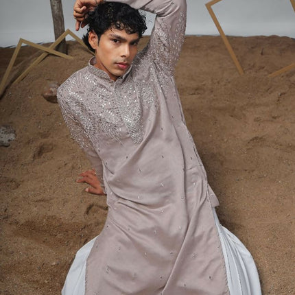 Modal Designer Embroidery Work Kurta Set - Mahotsav